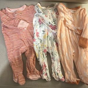 Cloud Island Newborn Footie PJs